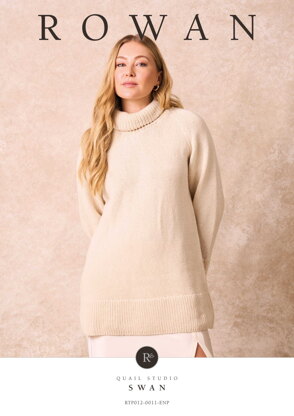 Swan Sweater in Rowan Pure Cashmere - Downloadable PDF