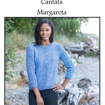 Margareta Cardigan in Cascade Yarns Cantata - A320 - Downloadable PDF - knitting pattern