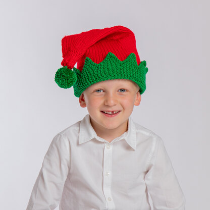 Elf Hat - Free Knitting Pattern for Christmas in Paintbox Yarns Simply Chunky