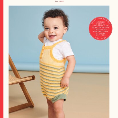 Sandcastle Romper in Sirdar Snuggly DK - 5505 - Downloadable PDF