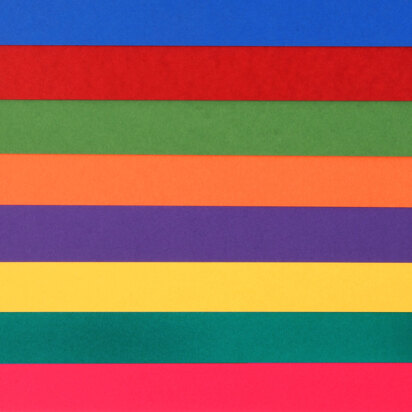 LoveCrafts Rainbow Collection Classic Cardstock 80lb 12" x 12" 16 Pack