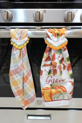 Pumpkin Cluster Towel Topper