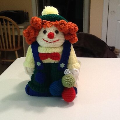 Amigurumi Ruffles the clown