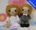 Wedding Bride and Groom - Amigurumi Crochet Patterns