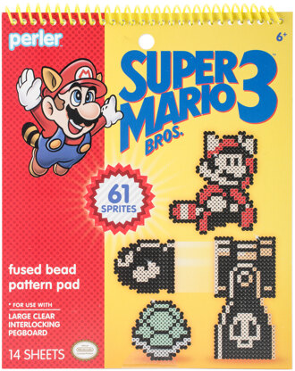Perler Super Mario Bros. 3 Fused Bead Pattern Pad - Super Mario Bros. 3