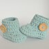 Simple baby booties