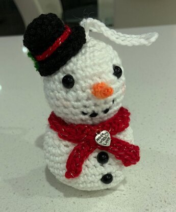 Christmas Snowman Bauble for treats