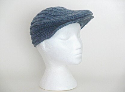 Crochet Baby Flat Cap Golf Cap