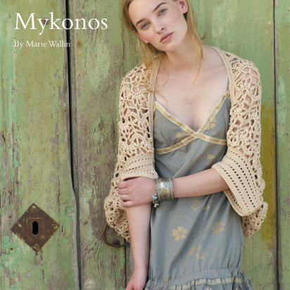 Mykonos Shrug in Rowan Cotton Glace