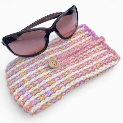 Summer Stripes Sunglasses Case