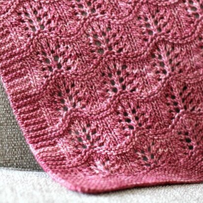 Esma Worsted Blanket - knitting pattern