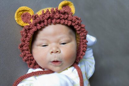 Tiny Roar Lion Bonnet