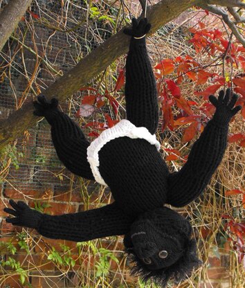 Cilla The Ugly Baby Gorilla Superfast knitting pattern