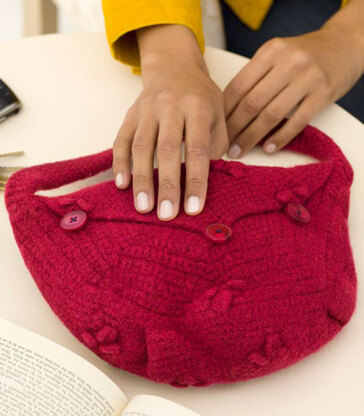 Picot Purse in Red Heart Eco-Ways Bamboo Wool - WR2066 - Downloadable PDF