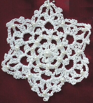 Irish Crochet Snowflakes