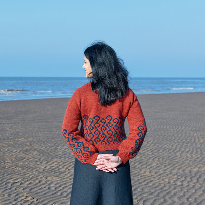 Ocean Surface Sweater in The Fibre Co. Cumbria - Downloadable PDF