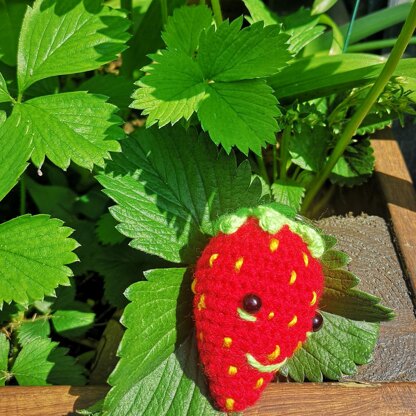 Strawberry keyring