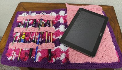 "Hook Around the World" Crochet Hook and Tablet Case