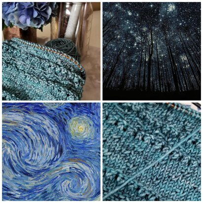 Starry Nite Hat - knitting pattern