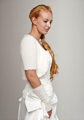 Bridal cardigan short sleeves