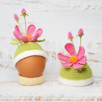 Easter egg cover Flower