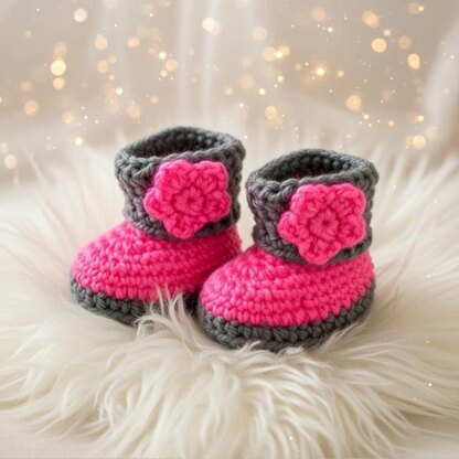 Crochet Baby Bootie Pattern | Easy PDF + Video Tutorial | Handmade Newborn Shoes for Beginners