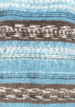 Astryd - Mock Fair-Isle Over-Size Top