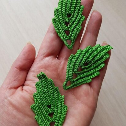 Leaf crochet pattern