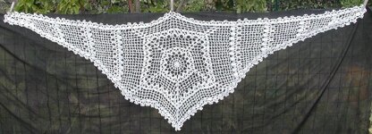 Spider Web and Skull Mandala Scarf