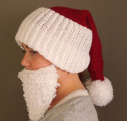 Santa Hat and Beard