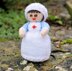 Miniature WWI Red Cross Nurse Doll Knitting Pattern - Toy Knitting Pattern