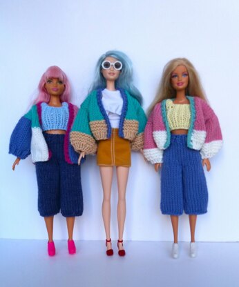 Barbie chunky cardigans