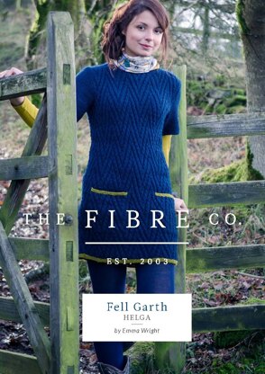 Helga Chevron Dress Tunic in The Fibre Co. Cumbria - Downloadable PDF
