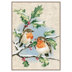 Vervaco Winter Robins Cross Stitch Kit - 25cm x 32cm