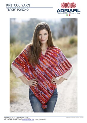 Bach Cape in Adriafil Knitcol - Downloadable PDF