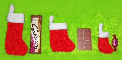 Christmas Stocking Holder - card, sweets, choc