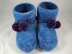 Boot Style Slippers Felted Knit for Women