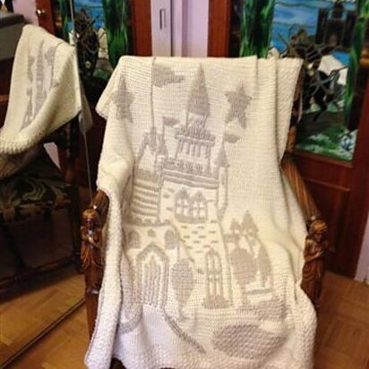 Crochet Enchanted Castle Afghan