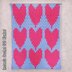 Intarsia - Lattice of Hearts - Chart Only