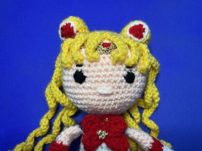 Japanese Warrior amigurumi doll