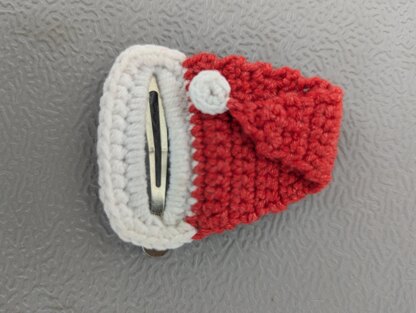 Santa Hat Hair Clip