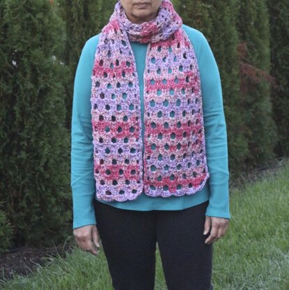 Woodlands Crochet Scarf Pattern