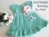 Knitting Pattern Christening Baby Dress Baby Jacket by Elena Mitchell