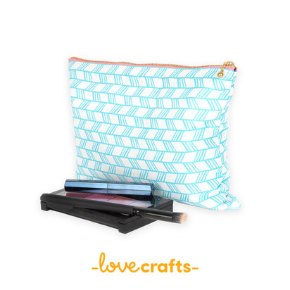 LoveCrafts Zipper Pouch Pattern - Downloadable PDF