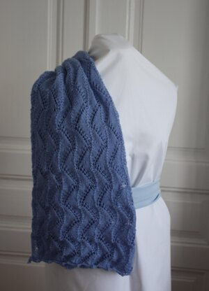 Anna - rectangular Lace Shawl