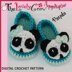 Applique Panda Booties