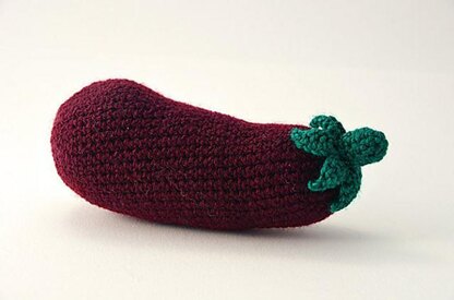 Eggplant Crochet Pattern, Eggplant Amigurumi, Aubergine Crochet Pattern, Aubergine Amigurumi