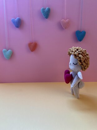 Valentine the little cupid Crochet Pattern/Amigurumi