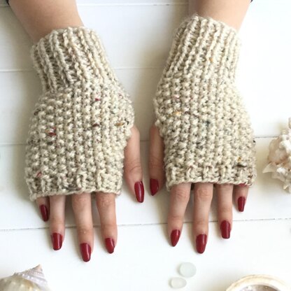 Pebbles Fingerless Gloves - toddler to l.adult