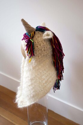 Unicorn Hooded Scarf